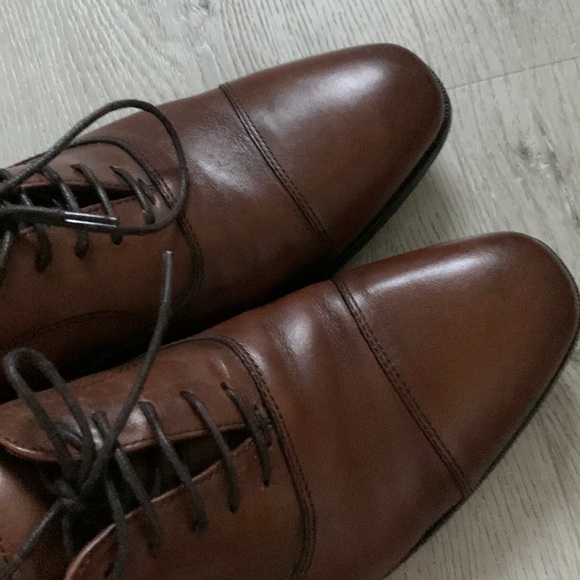 Gordon Rush Dillon leather Oxfords size 10.5 tan brown - Picture 2 of 14